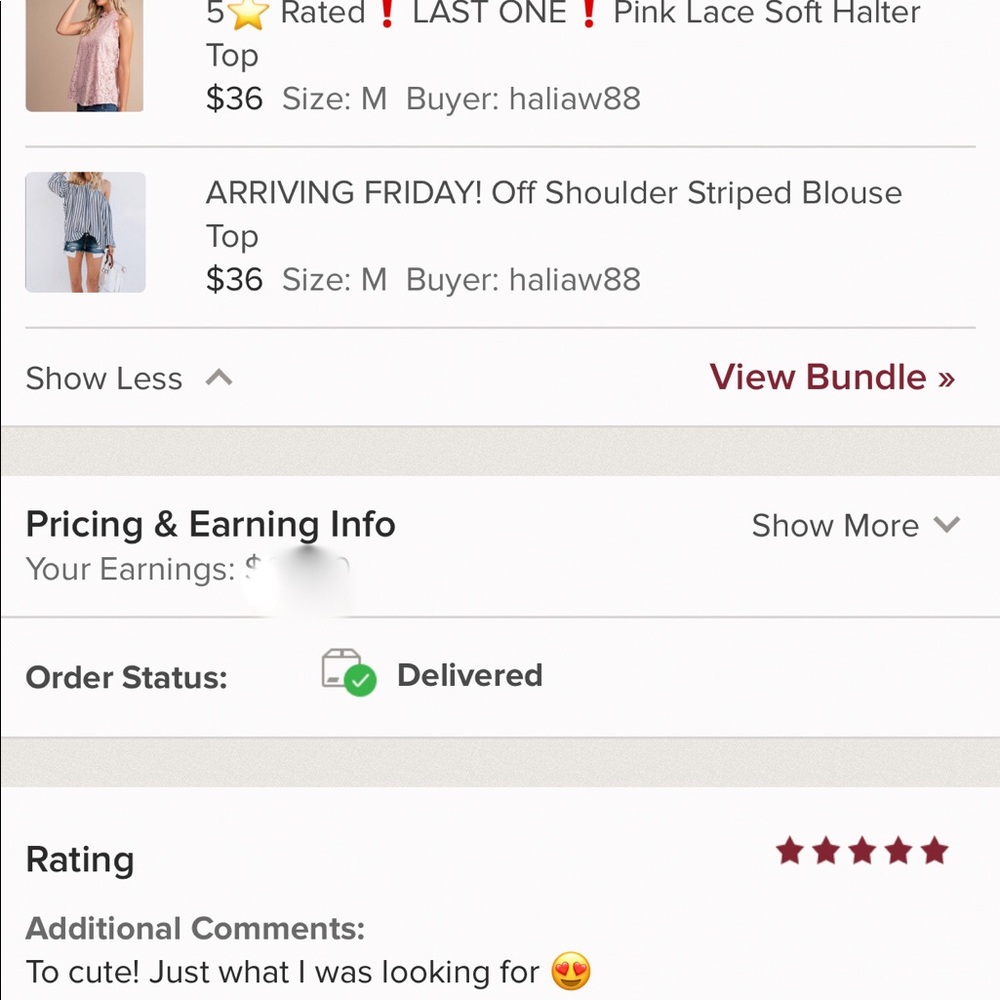 5⭐️ /SERENITY/ Cold Shoulder Striped Blouse Top - Picture 9 of 9